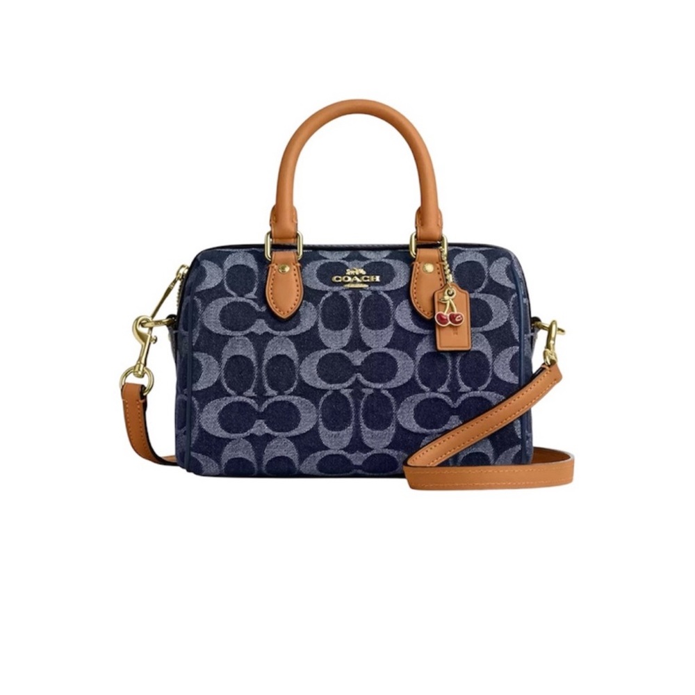 🍒 Coach Denim Mini Rowan 🍒